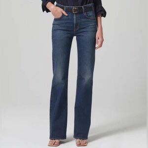 Citizens Of Humanity Vidia Mid Rise Boot in Garnish